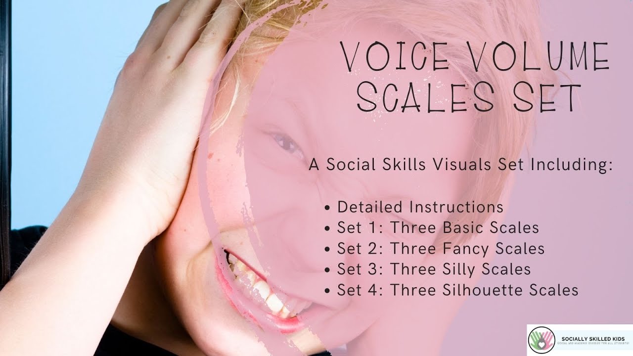 Volume Scale Slp Voice Volume Scales Set | Social Skills Visual Supports - YouTube