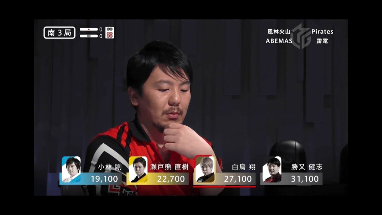 勝又健志 - 【麻雀・Mリーグ 11/20 ハイライト】勝又衝撃のMリーグ初三倍満！＜風林火山vsABEMASvs雷電vsPirates＞『大和証券 Mリーグ』毎週月火木金よる7時生放送中 サムネイル
