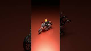 Custom Lego Ghost Rider Motorbike #satisfying #lego #bike