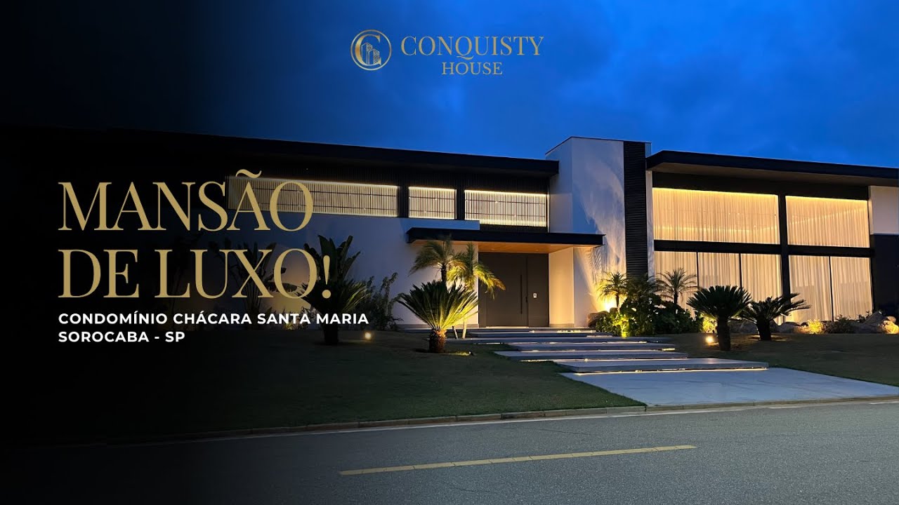 🏡 Mansão de Luxo | Condomínio Chácara Santa Maria - Sorocaba/SP
