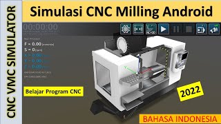 Aplikasi CNC milling simulator untuk android "CNC VMC SIMULATOR for Androids" screenshot 2