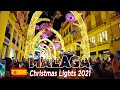 Malaga Spain Christmas Lights 2021 [4K]