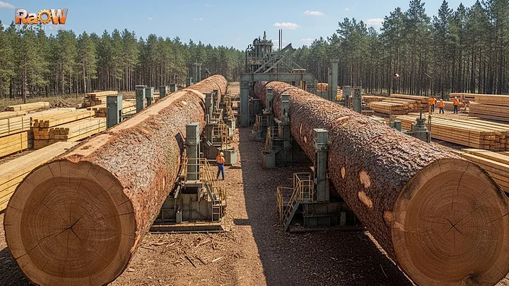Inside the Fastest Automatic Sawmill in America | Logs to Lumber at Mind-Blowing Speed