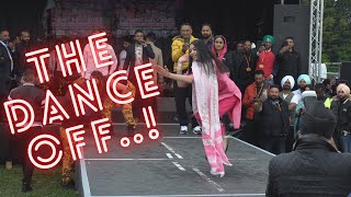 THE DANCE OFF..! ....Whilst waiting for Nimrat Khaira..! - Southall Mela - 1st May 2022 - 4K