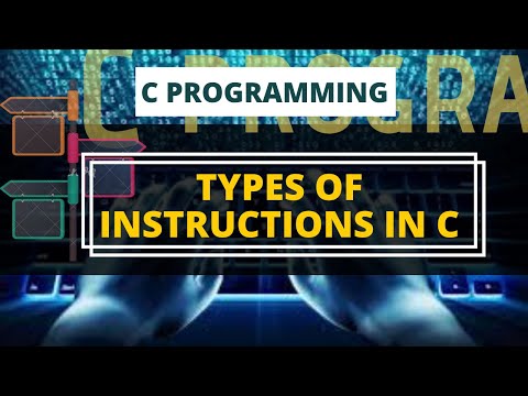 Types of Instructions in C  | C Programming