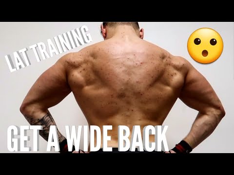 BACK TRAINING WORKOUT FOR WIDTH! LAT DEVELOPMENT