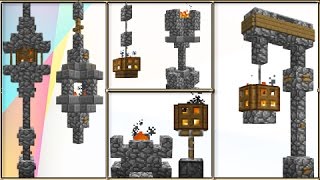 Minecraft Build Tips Tricks Using Fire Lighting Youtube
