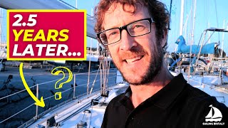 WHAT Will We FIND? Returning to the Boat After 2.5 Years Away | ⛵ Sailing Britaly ⛵