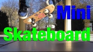 13 Flatground Tricks  On A Mini Skateboard!