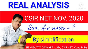 CSIR UGC NET | JUNE (November) 2020 Mathematics Paper Solution | Real Analysis | BIBHUDUTTA DASH