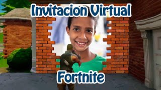 Invitacion Fortnite animado 🔫🍍 | Invitacion de Cumpleaños Fortnite | Fortnite Invitation Video 🔫🍍