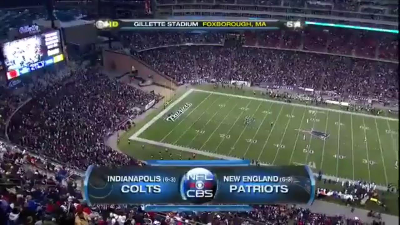 20121118 Indianapolis Colts vs New England Patriots YouTube