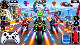 💥IMPOSSIBLE GT MOTO BIKE RACING 2026 - HARD BIKE RACING STUNTS 3D - ANDROID GAMEPLAY (PART 04) screenshot 1
