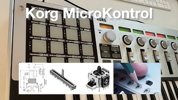 ReinardSynth #2 Korg MicroKontrol encoder, joystick, slider and keybed Repair