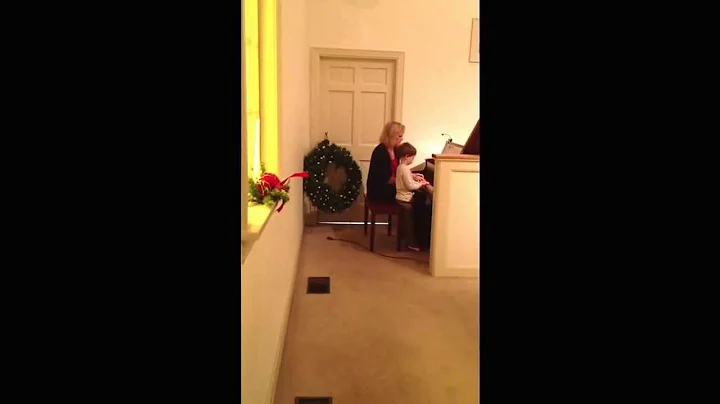Jax's first piano recital
