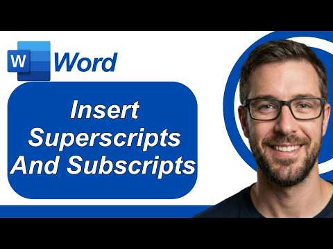 How To Insert Superscripts And Subscripts In Microsoft Word [2026 Guide]
