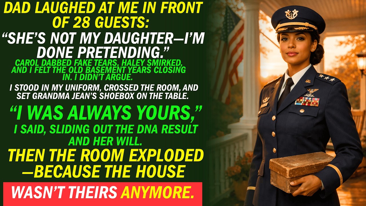 At Thanksgiving in Atlanta, Dad stood up and said, “She’s not my daughter.” 28 guests went silent