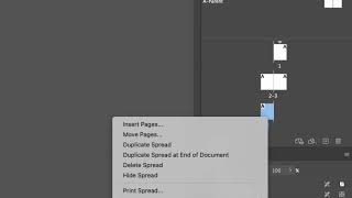 How to set up a 4-page document in spreads (InDesign)