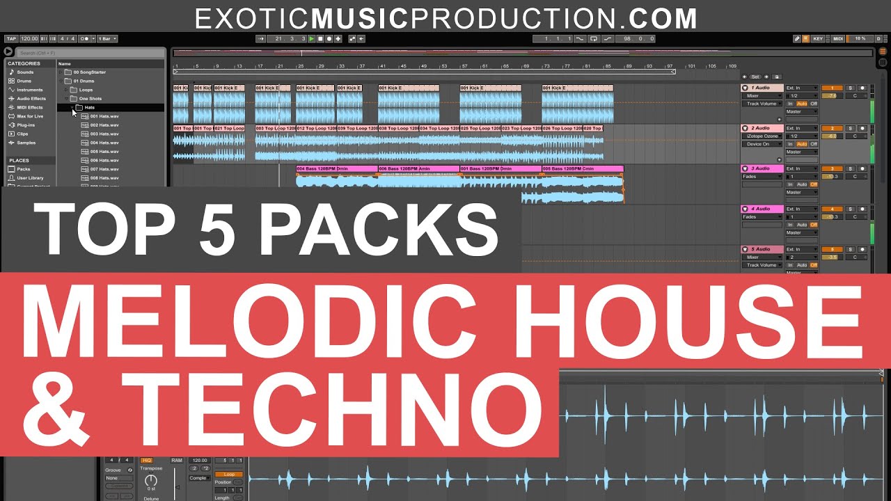 Top 5 Melodic House & Techno Sample Packs 2021 Samples, Loops and