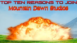 Top Ten Reasons To Join Mountain Dawn Studios 3