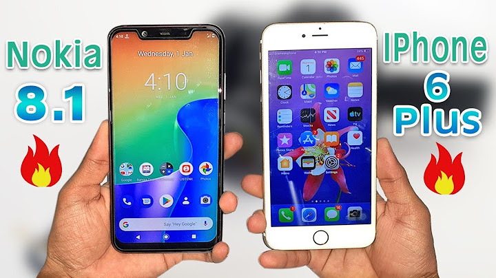 So sánh nokia 8.1 và iphone 7