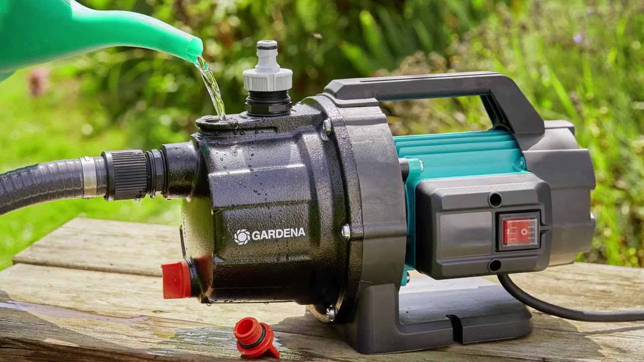 Поверхностный напорный насос Gardena 3600/4 YouTube