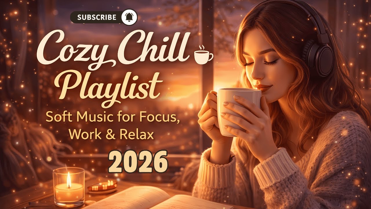 (2026) Cozy Chill Playlist ☕ Soft Music for Focus, Work & Relax #song #songlyrics #cozychill 