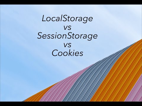 JavaScript - Что такое localStorage, sessionStorage, Cookies