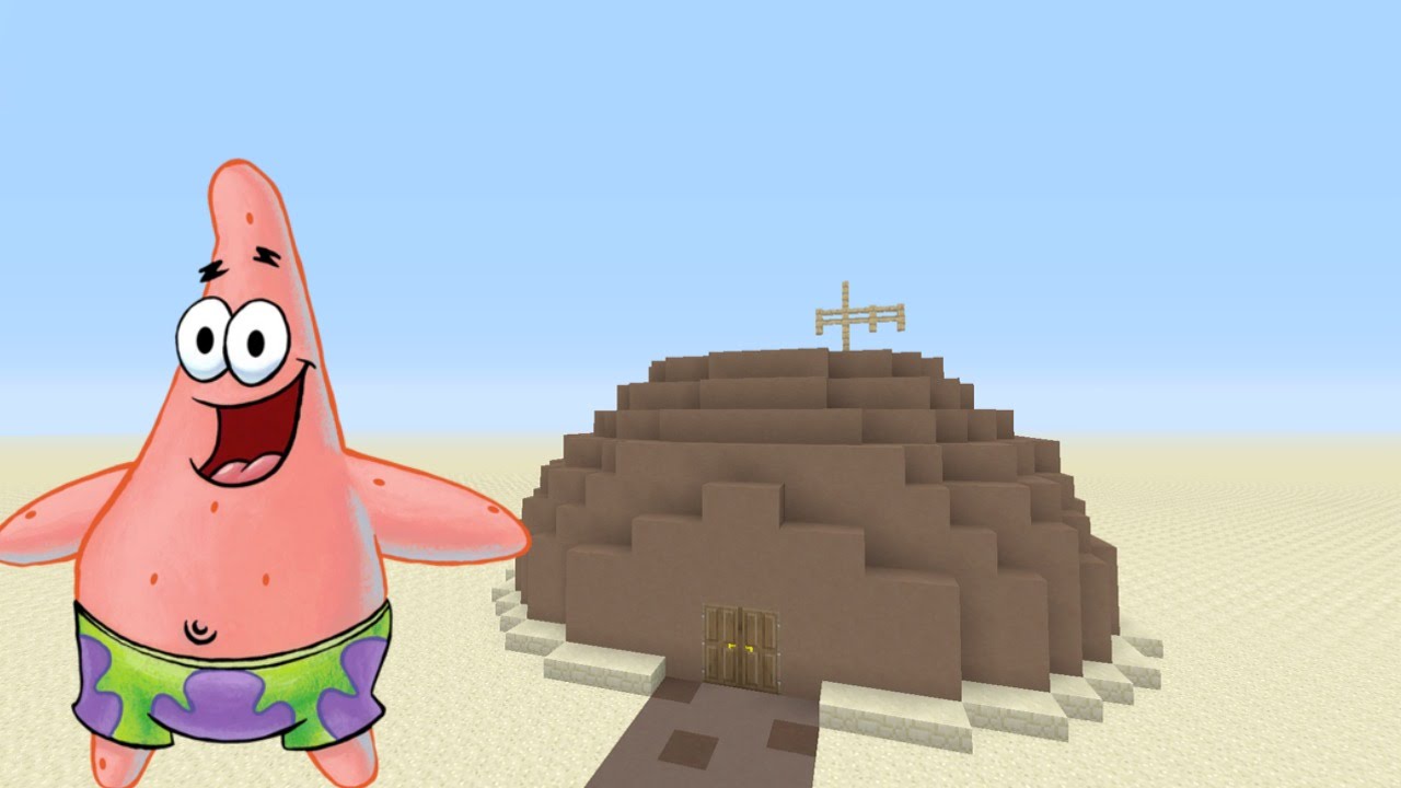 Patrick star's house minecraft.
