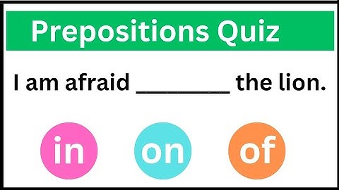 Prepositions Test l in, on, at, of l Can you score 15/15? #englishgrammar