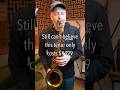 Amazing tone from this “entry-level” tenor sax