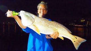 INSHORE Night Time Fishing | SNOOK AND REDFISH!