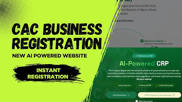 CAC BUSINESS REGISTRATION (NEW WEBSITE) - FULL GUIDE