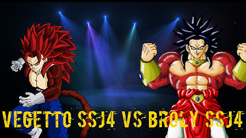Vegitto SSJ4 VS Broly SSJ4 DBZ TTT MOD PPSSPP PC 720 HQ