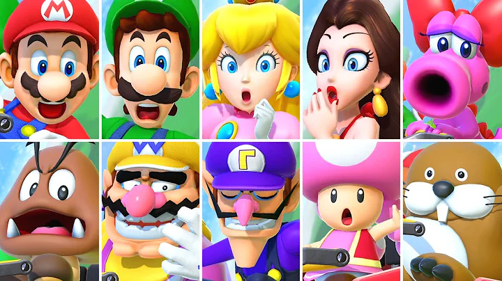 Super Mario Party Jamboree TV - All Characters Reaction to Heights