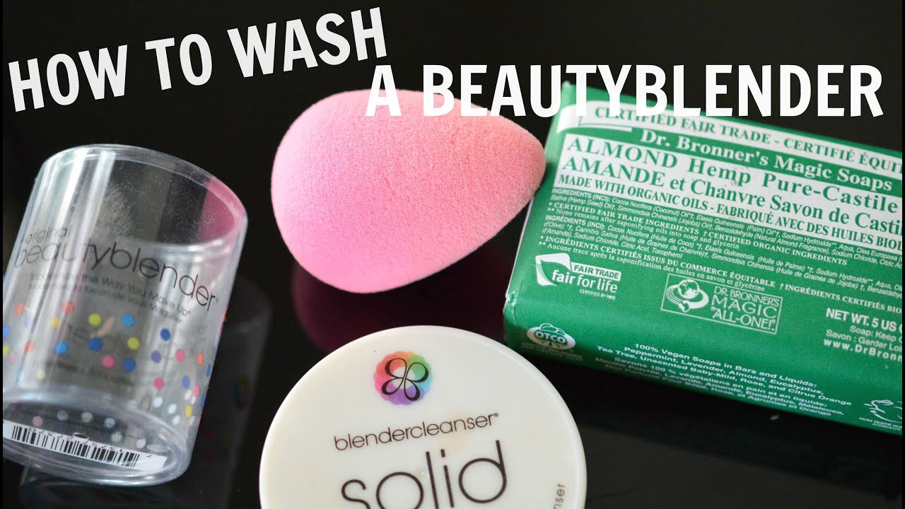 HOWTO WASH THE BEAUTYBLENDER! YouTube