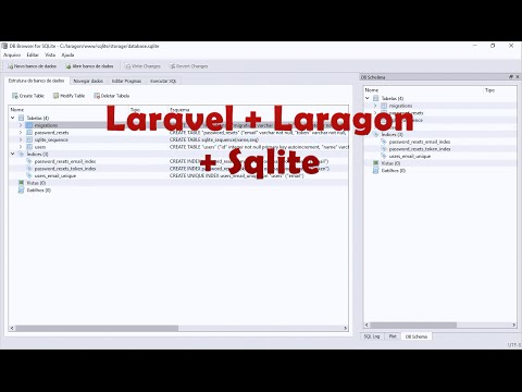 Laravel + Laragon + Sqlite