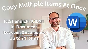 Meerdere items tegelijk kopiëren en plakken in Microsoft Word