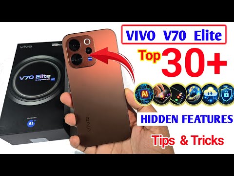 Vivo V70 Elite Top 30+ Hidden Features | Vivo v70 Elite Tips & Tricks | Vivo V70 Elite features 