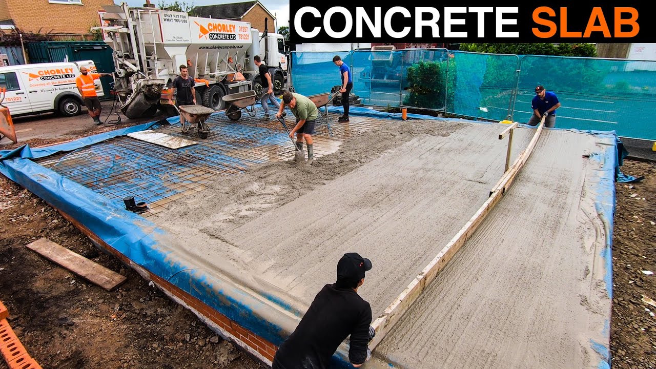 Concrete Slab For a Home - YouTube