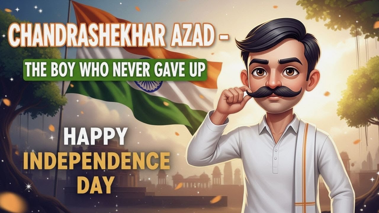 Chandrashekhar Azad – The Boy Who Never Gave Up | Independence Day Story | Cartoon Story 