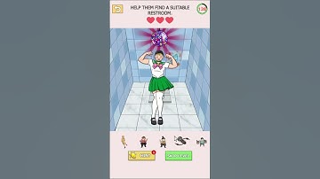 Tricky Twist Puzzle Level 81 help them find a suitable restroom