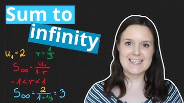 Sum to infinity of a geometric sequence - examples