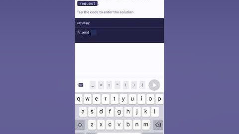 Mimo App on iPhone demo of first lesson