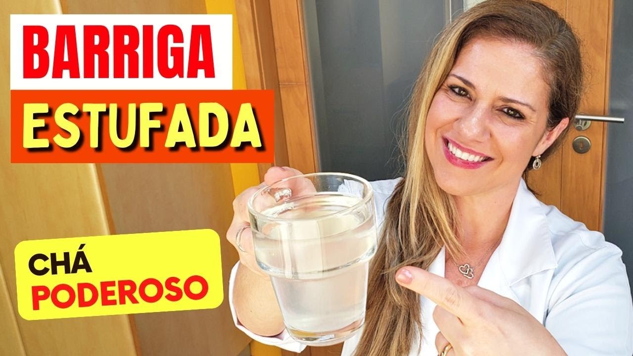 CHÁ para BARRIGA ESTUFADA, DESINFLAMAR e EMAGRECER! Fácil, Barato ...