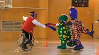 Dorothy, Wags, Henry And Captain Playing Basketball
