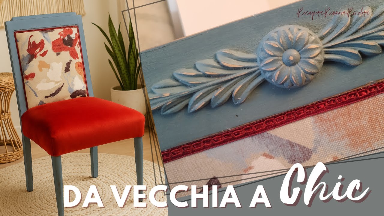 Nuova vita a una sedia Art Déco | Restauro creativo fai da te con Magic Paint e WoodUbend!