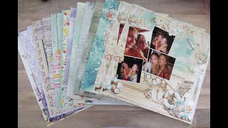 Layout Share from July - Scrapbooking