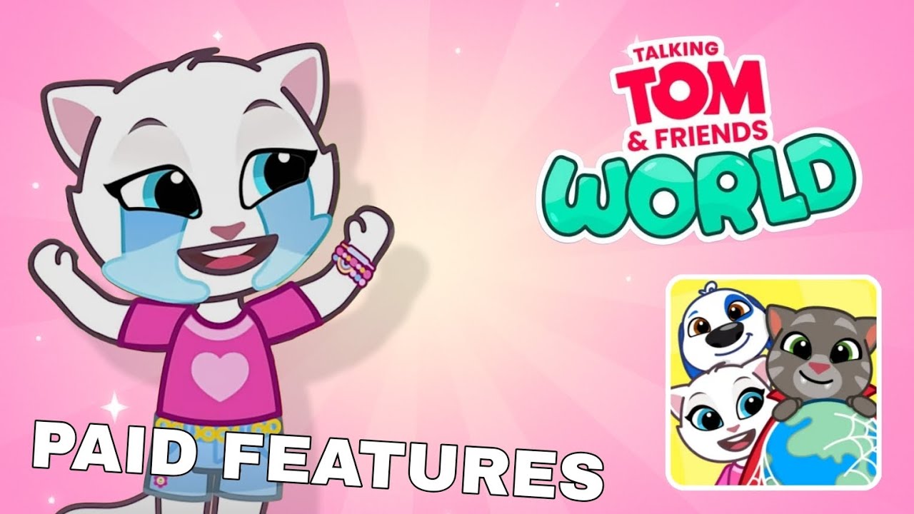 Talking Tom & Friends World: Explore Paid features In Game || On (IOS ANDROID Gameplay)