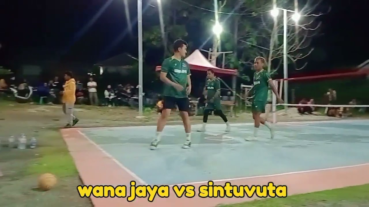 Open turnamen Ulujadi cap putaran ketiga 8 besar. Wana jaya vs Sintuvuta 